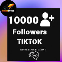 10000 Followers TikTok - BoostXPress